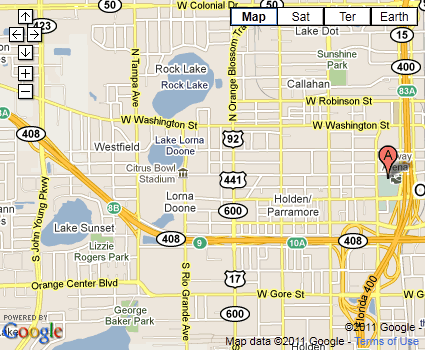 Map to winterpark